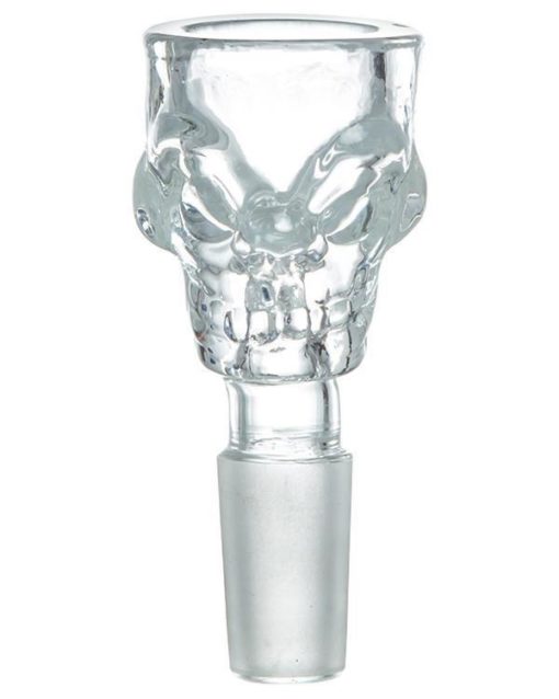 18mm Clear Skull Themed Male Replacement Bowl