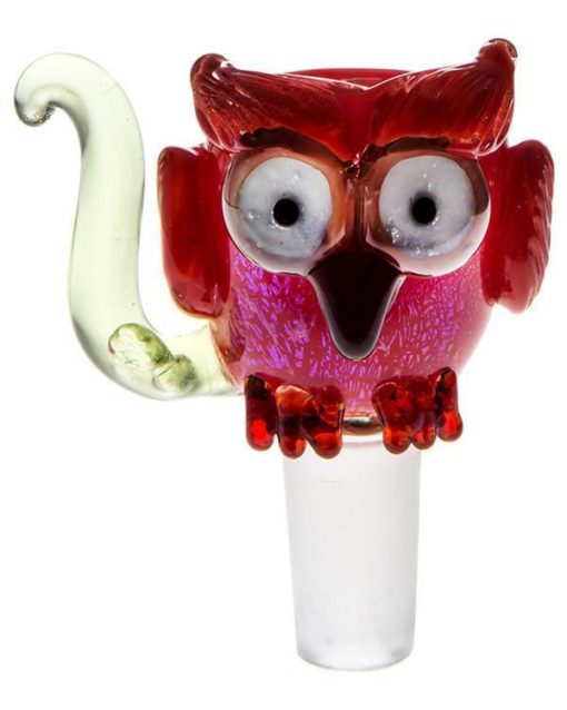 18mm Red Owl Glass Bowl