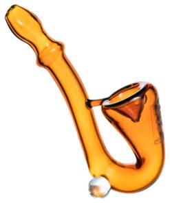 Amber Saxophone Sherlock Pipe