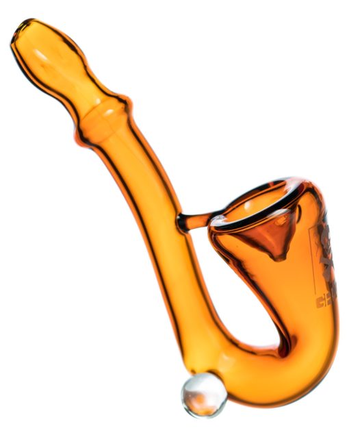 Amber Saxophone Sherlock Pipe
