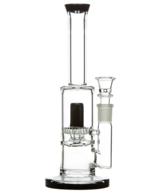 Black Showerhead Perc Mini Bong