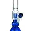 Blue 7 Arm Tree Perc Water Pipe with Ice Catcher