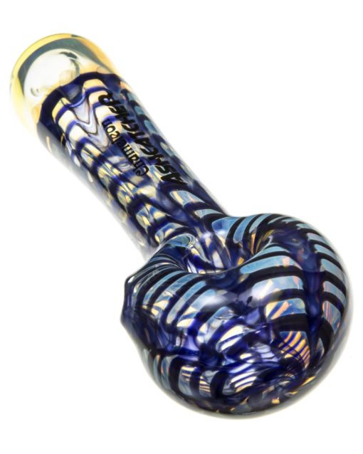 Blue Ashcatcher Spoon Pipe