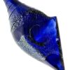 Blue Dichro Conch Shell Hand Pipe