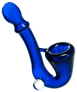 Blue Saxophone Sherlock Pipe