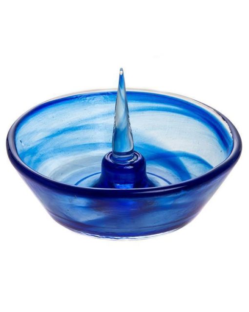 Cobalt Blue Glass Debowler