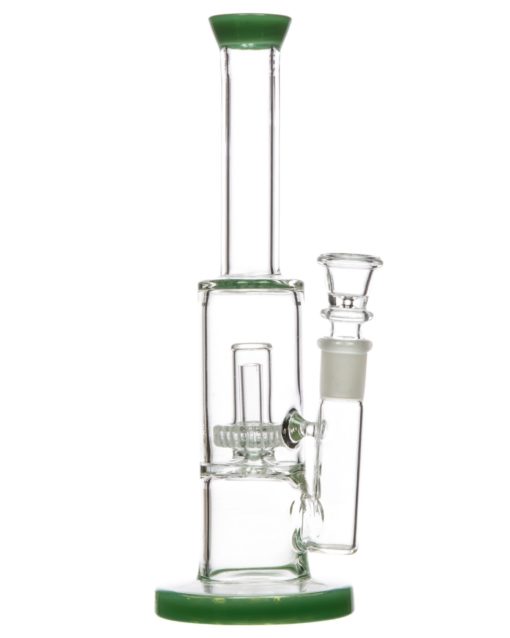 Green Showerhead Perc Mini Bong