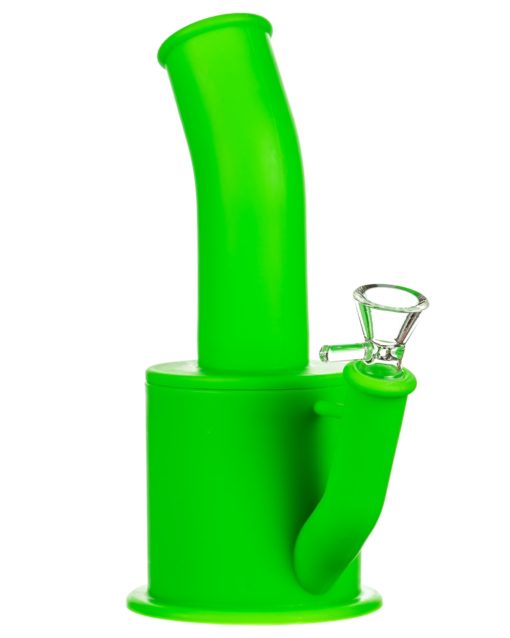 Green Silicone Oil Can Bong