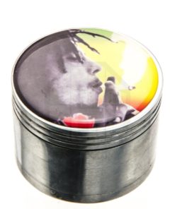 Medium Bob Marley Assorted 4pc Herb Grinder