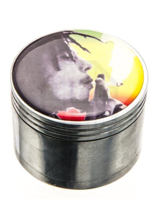 Medium Bob Marley Assorted 4pc Herb Grinder
