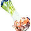 Orange Multi-Color Swirled Hand Pipe