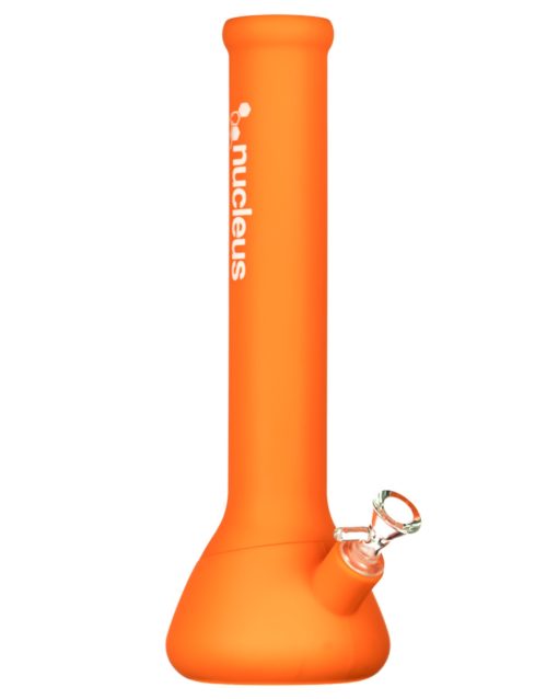 Orange Silicone Beaker Bong