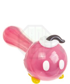Pink Bomberman Glass Pipe