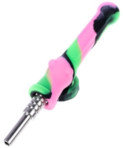 Pink Tie Dye Silicone Nectar Collector