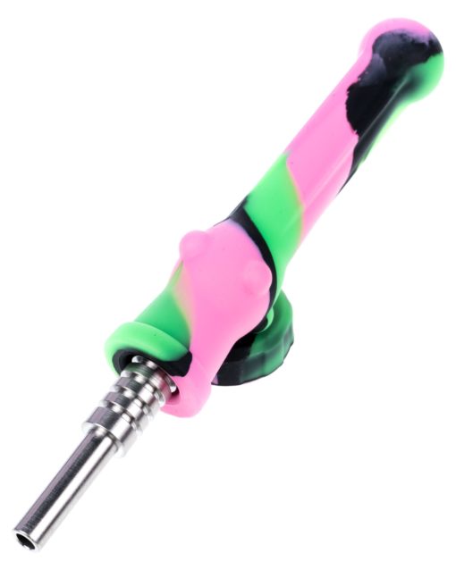 Pink Tie Dye Silicone Nectar Collector