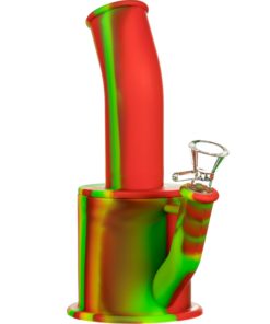 Rasta Silicone Oil Can Bong