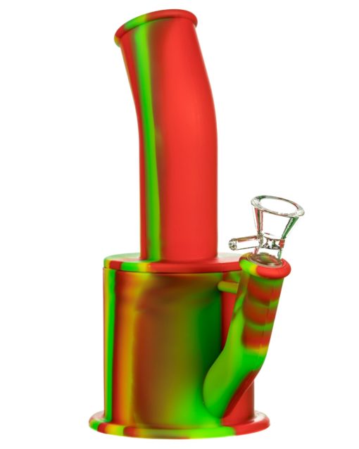 Rasta Silicone Oil Can Bong