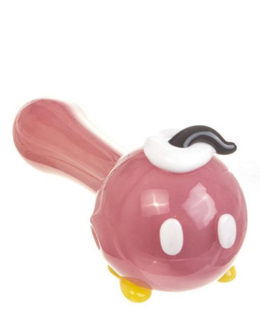 Red Bomberman Glass Pipe