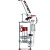 Red "Jitte" Sidecar Dab Rig with UFO Perc
