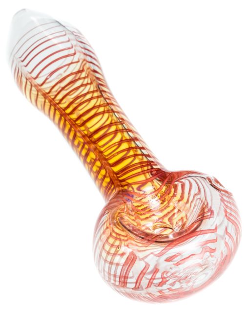 Red Raked Hand Pipe