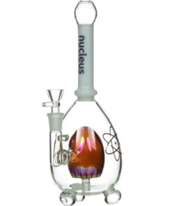 Tan Egg-Style Showerhead Perc Bong