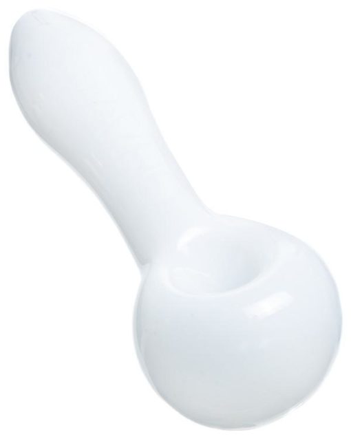 White 6" Jumbo Spoon Pipe