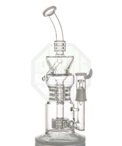 White Barrel Perc to Triple Ratchet Perc Klein Incycler