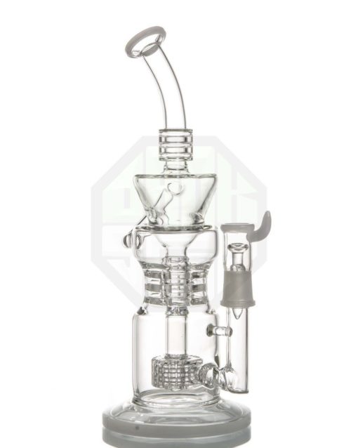 White Barrel Perc to Triple Ratchet Perc Klein Incycler