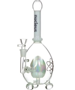 White Egg-Style Showerhead Perc Bong