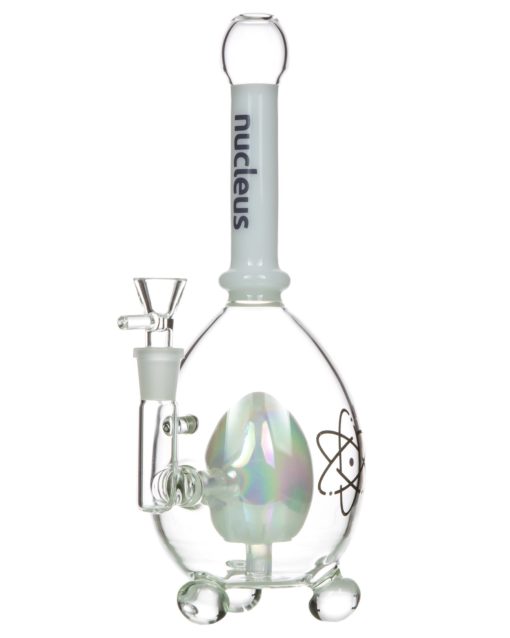 White Egg-Style Showerhead Perc Bong